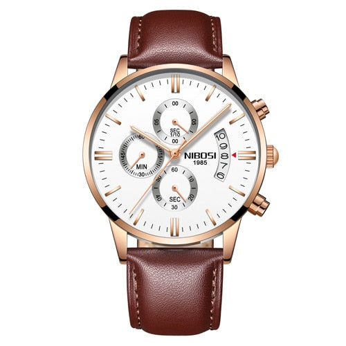 NIBOSI Relogio Masculino Men Watches Luxury Famous